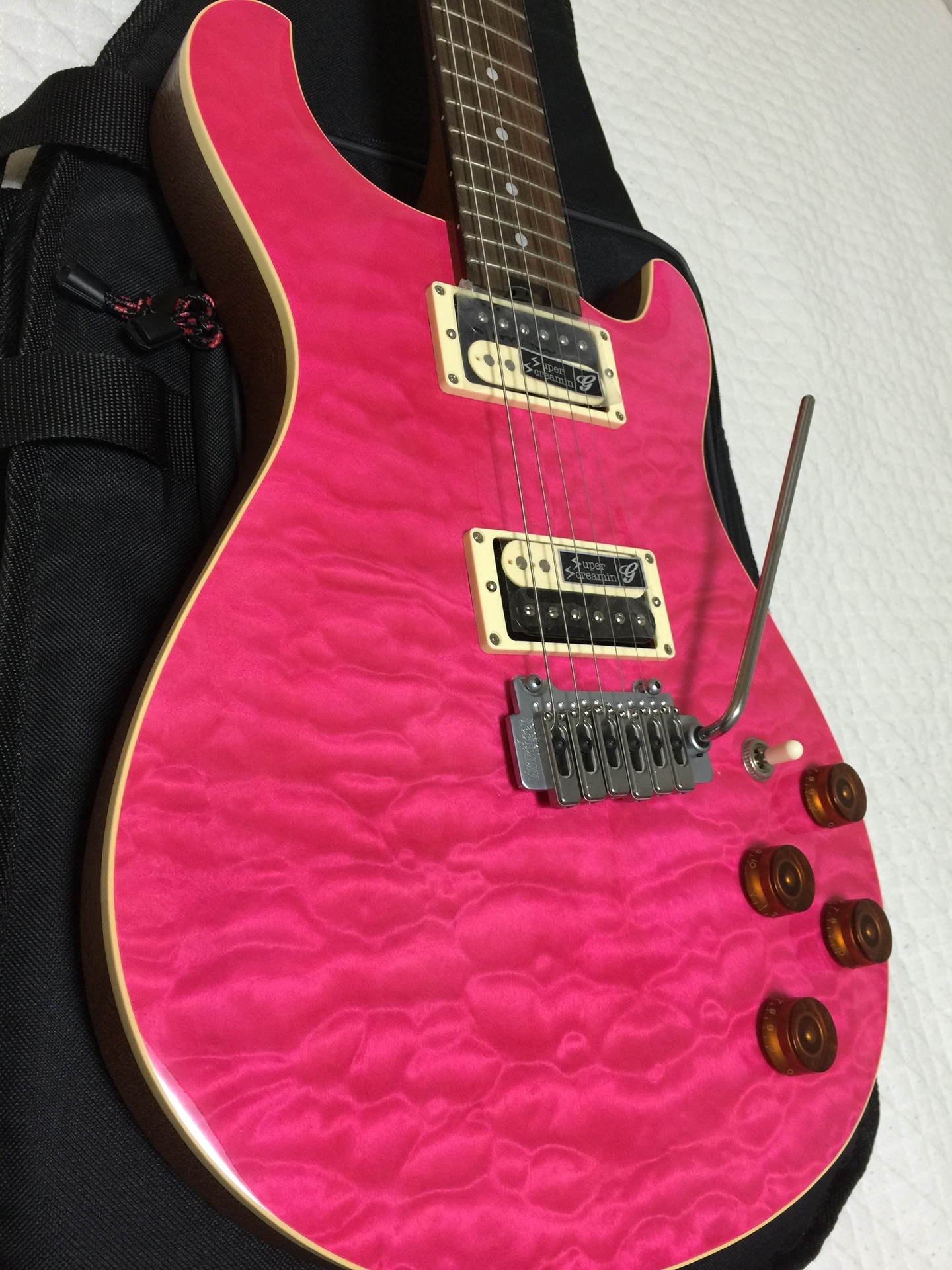 Greco EW-88 ピンク キルトトップ エレキギター コメ兵｜GRECO EW－88｜GRECO｜楽器｜エレキ